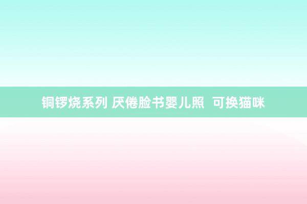 铜锣烧系列 厌倦脸书婴儿照  可换猫咪